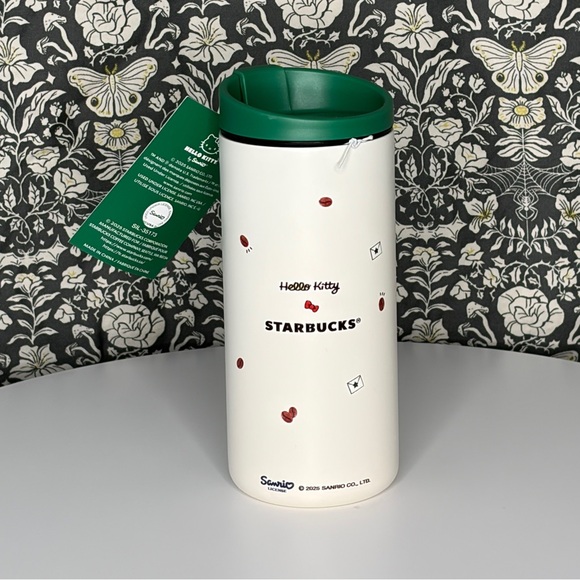 Starbucks x Hello Kitty Tumbler with Green Lid and Hello Kitty Design - Picture 7 of 9